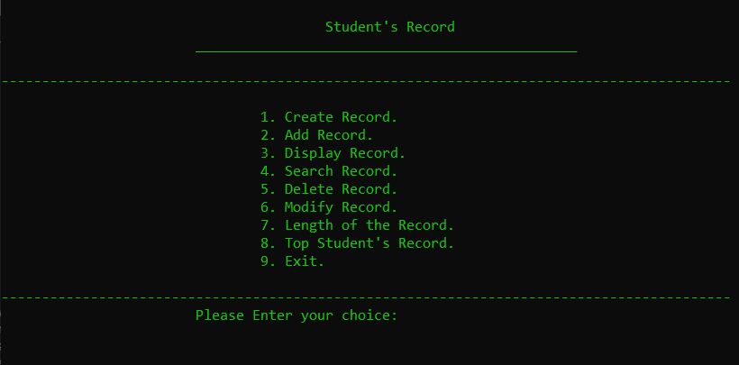 Student Information System